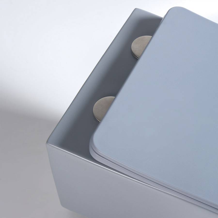 Унитаз подвесной Q-Line VT1-12MO безободковый, цвет океан мат., ультратонкое soft close сиденье Унитаз подвесной Q-Line VT1-12MO безободковый, цвет океан мат., ультратонкое soft close сиденье