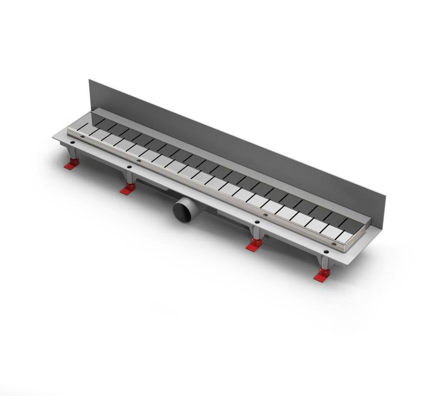 Душевой лоток 65 см Creto Snake CRE-650 SN-P с решеткой, хром Душевой лоток 65 см Creto Snake CRE-650 SN-P с решеткой, хром