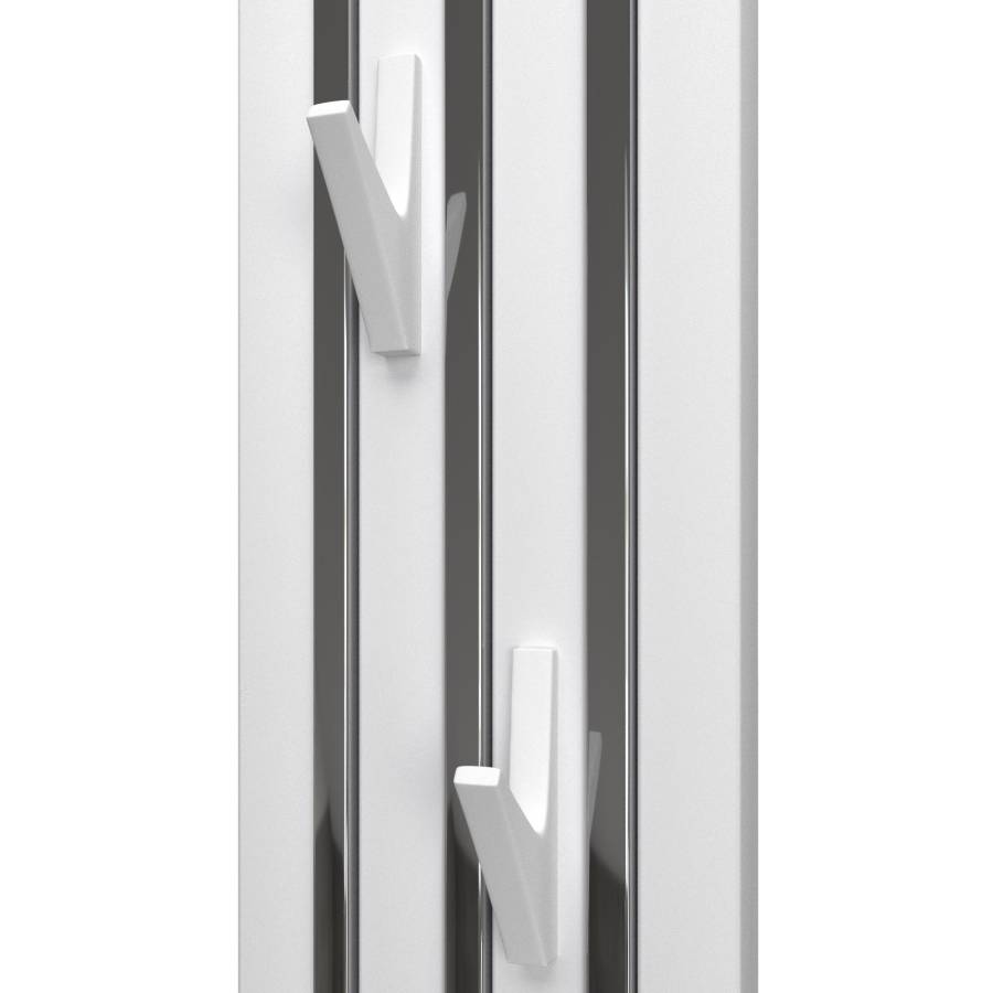 Полотенцесушитель электрический Point Пиано PN19722WC 150x1200 диммер слева, белый/хром Полотенцесушитель электрический Point Пиано PN19722WC 150x1200 диммер слева, белый/хром