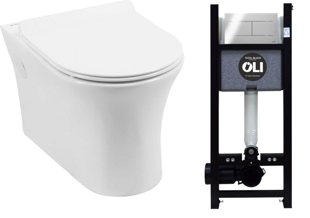 Унитаз подвесной Aquanet Rimless Roll-W CL-12249D Унитаз подвесной Aquanet Rimless Roll-W CL-12249D