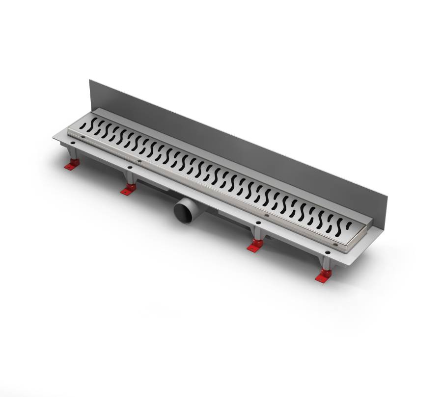 Душевой лоток 65 см Creto Zigzag CRE-650 ZN-P с решеткой, хром Душевой лоток 65 см Creto Zigzag CRE-650 ZN-P с решеткой, хром