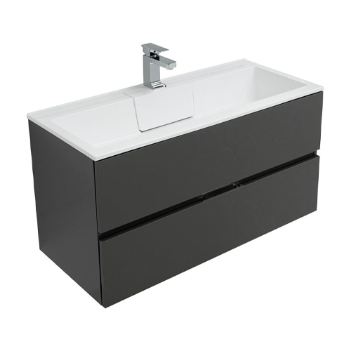 Мебель для ванной Aquanet Алвита 100 серый антрацит Мебель для ванной Aquanet Алвита 100 серый антрацит