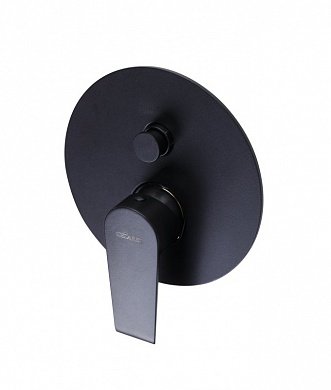 NAUTIC-VDIM-NOP Встраиваемый однорычажный смеситель для душа с переключателем, исполнение черный матовый