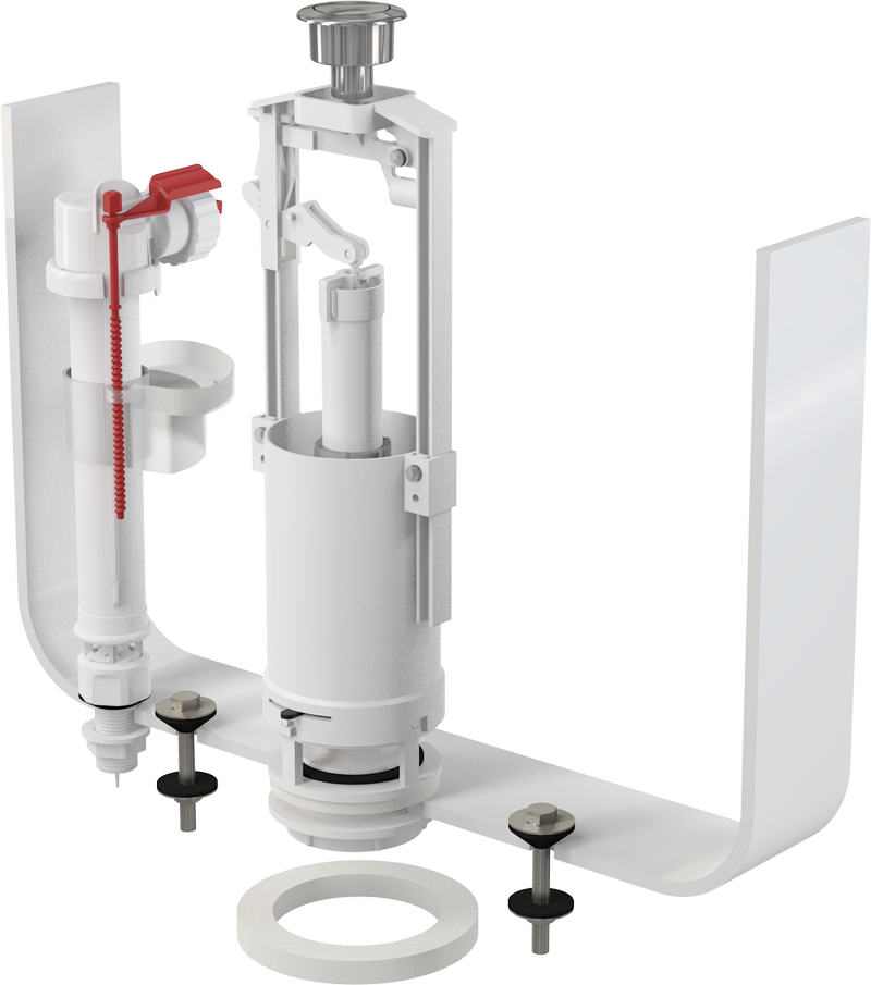 Выпускной комплект со стоп кнопкой,впускной механизм  Выпускной комплект со стоп кнопкой,впускной механизм