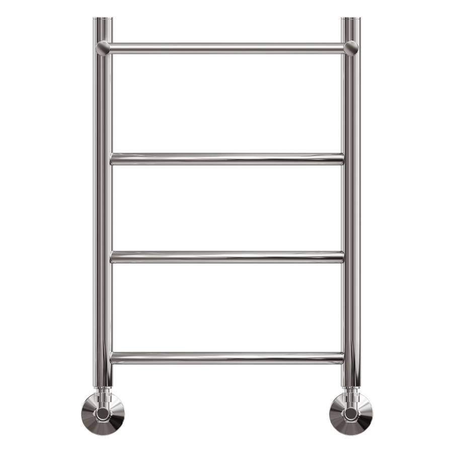 Полотенцесушитель водяной Point Афина PN04156P П3 500x600 с полкой, хром Полотенцесушитель водяной Point Афина PN04156P П3 500x600 с полкой, хром