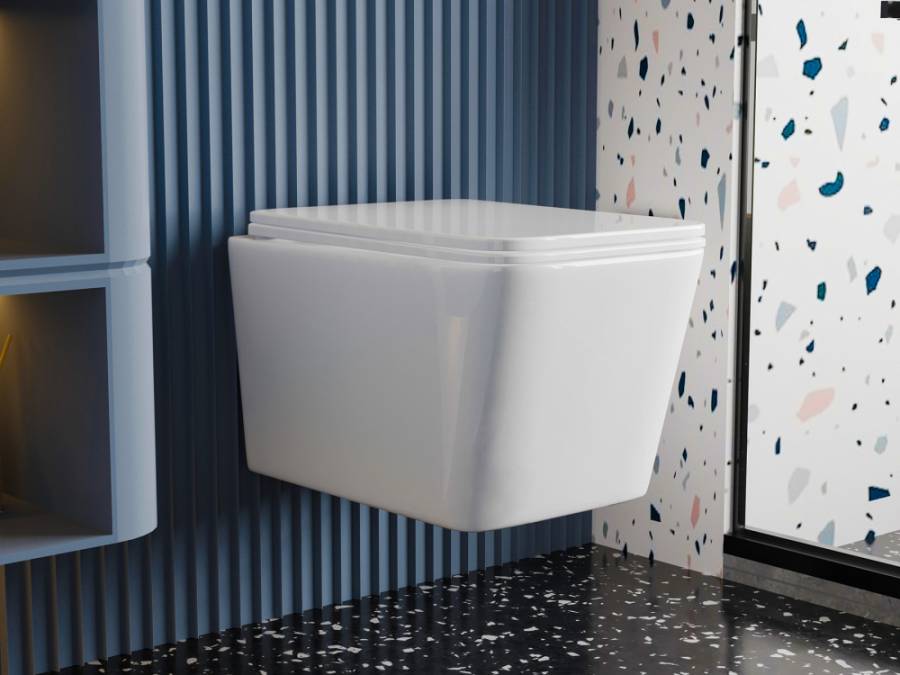 Подвесной унитаз Abber Rechteck AC1201T с микролифтом Подвесной унитаз Abber Rechteck AC1201T с микролифтом