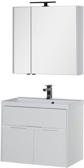 Мебель для ванной Aquanet Латина 80 белый Мебель для ванной Aquanet Латина 80 белый