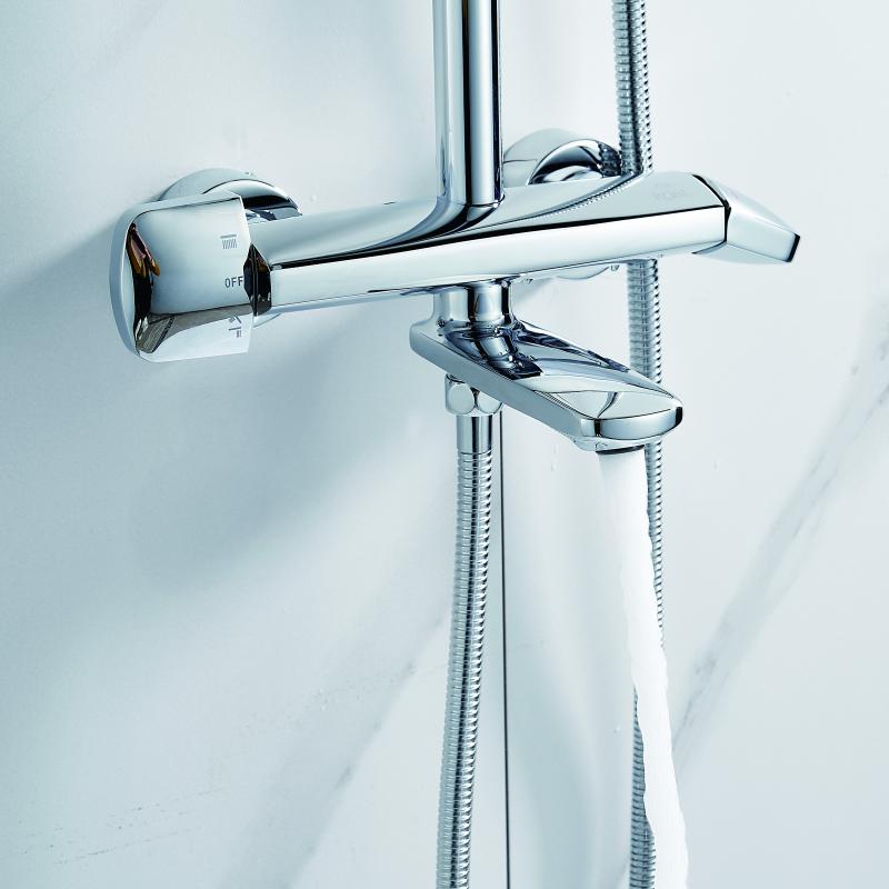 Душевая стойка с термостатом ROSE R39 R3936 Душевая стойка с термостатом ROSE R39 R3936