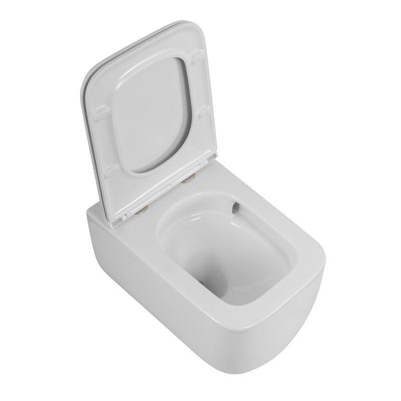 LUCE-TOR Унитаз подвесной безободковый с сиденьем дюропласт soft close, BB076CH-TOR/SC LUCE-TOR Унитаз подвесной безободковый с сиденьем дюропласт soft close, BB076CH-TOR/SC