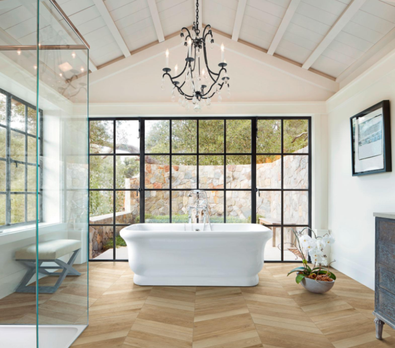 Керамогранит Treverksoul Neutral Chevron M0ML 11х54 Керамогранит Treverksoul Neutral Chevron M0ML 11х54