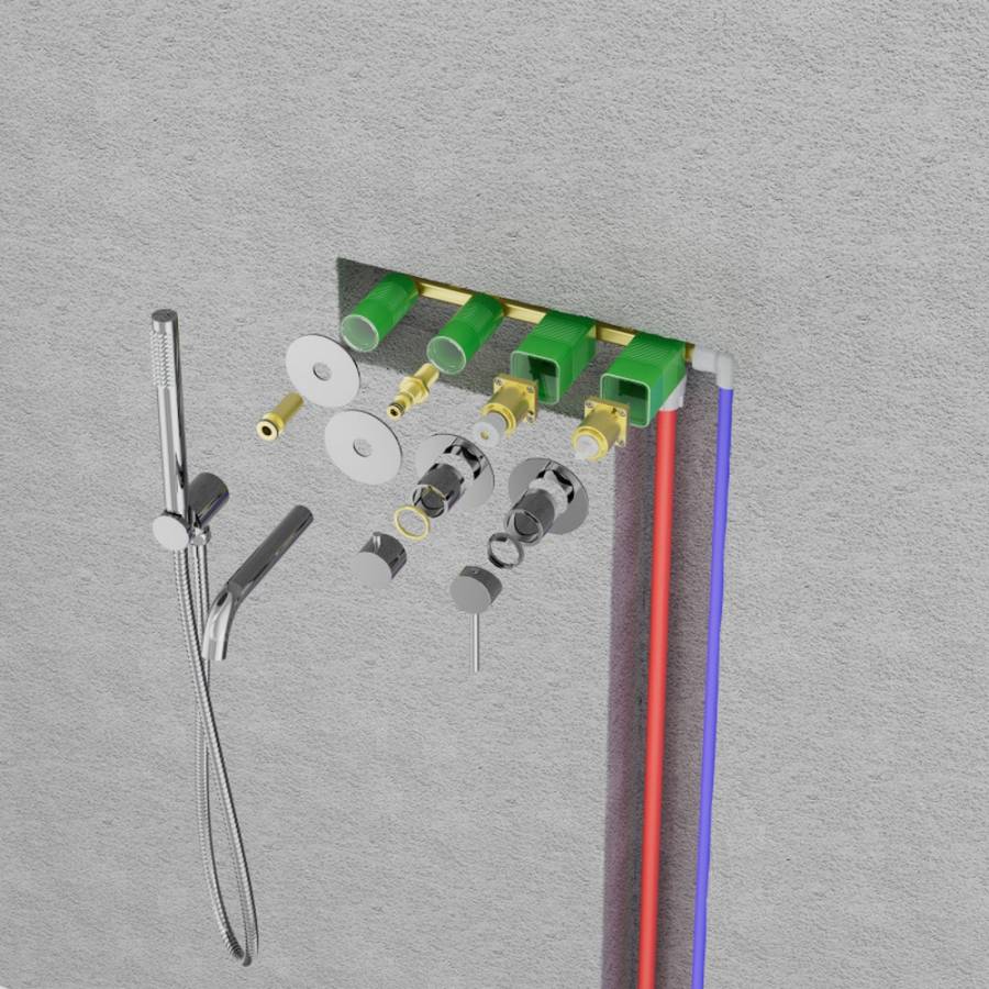 Смеситель встроенный для ванны с душем Timo Saona 2314/16YSM белый матовый Смеситель встроенный для ванны с душем Timo Saona 2314/16YSM белый матовый