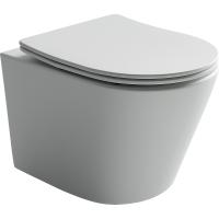 Подвесной унитаз Balearica Rimless (цвет Белый Матовый)  Подвесной унитаз Balearica Rimless (цвет Белый Матовый)