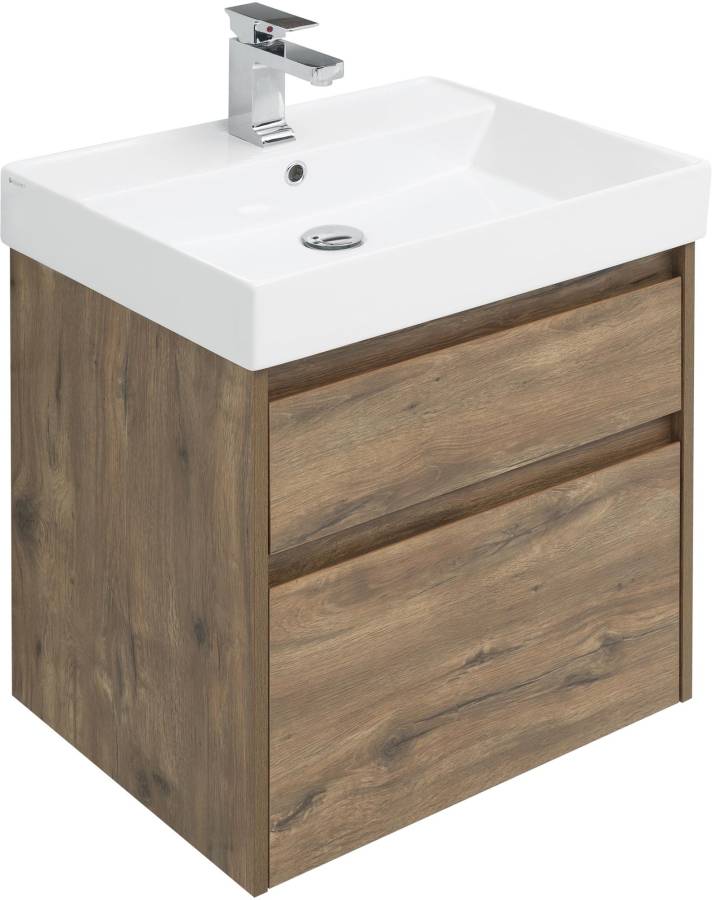 Мебель для ванной Aquanet Nova Lite 60 дуб рустикальный (2 ящика) Мебель для ванной Aquanet Nova Lite 60 дуб рустикальный (2 ящика)