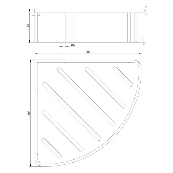 Полка-корзинка для душа угловая OMNIRES 20,5х20,5 см 3615 UN3615CR (хром) Полка-корзинка для душа угловая OMNIRES 20,5х20,5 см 3615 UN3615CR (хром)