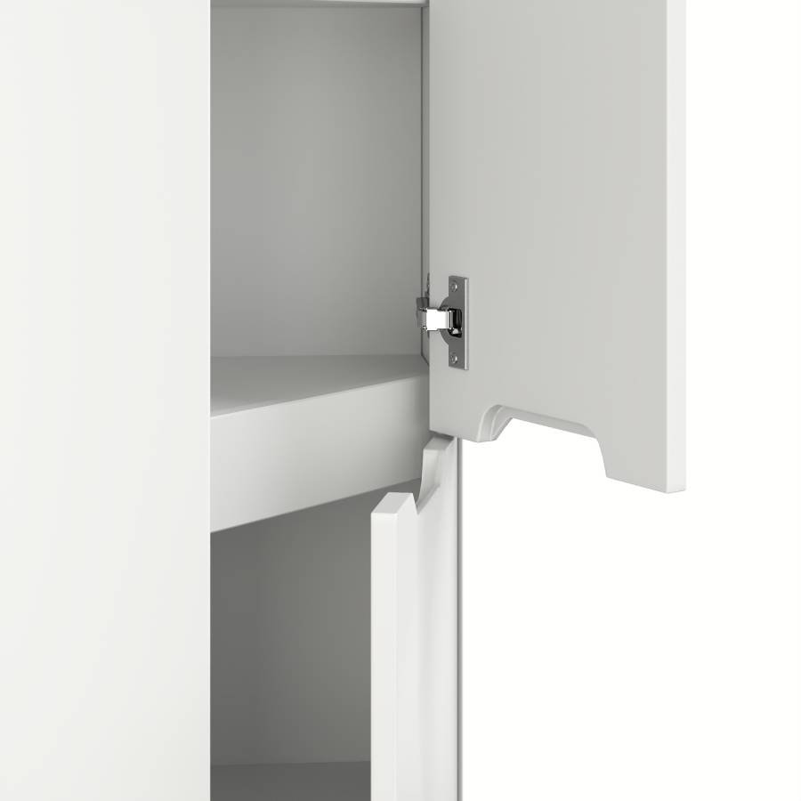 Пенал Onika Айленд 30 угловой, напольный, белый Пенал Onika Айленд 30 угловой, напольный, белый