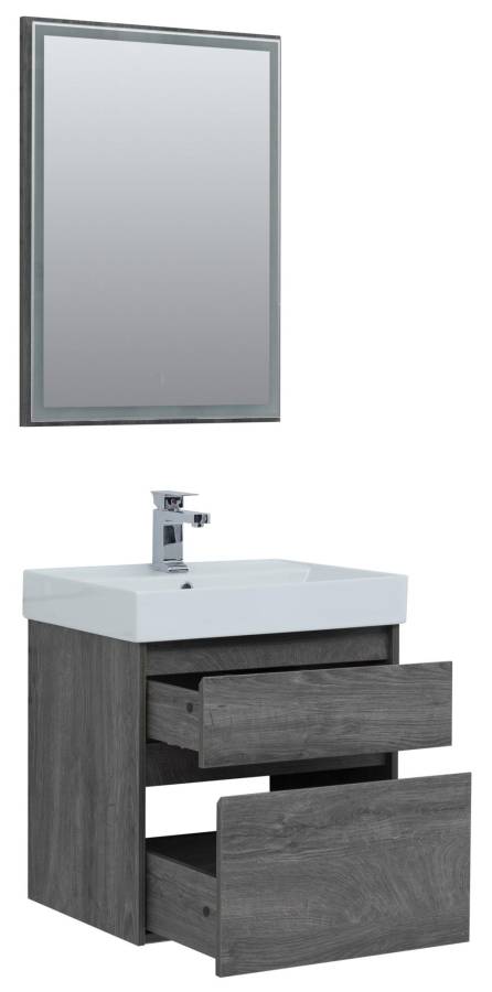 Мебель для ванной Aquanet Nova Lite 60 дуб рошелье (2 ящика) Мебель для ванной Aquanet Nova Lite 60 дуб рошелье (2 ящика)