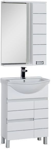 Мебель для ванной Aquanet Доминика 60 белый Мебель для ванной Aquanet Доминика 60 белый
