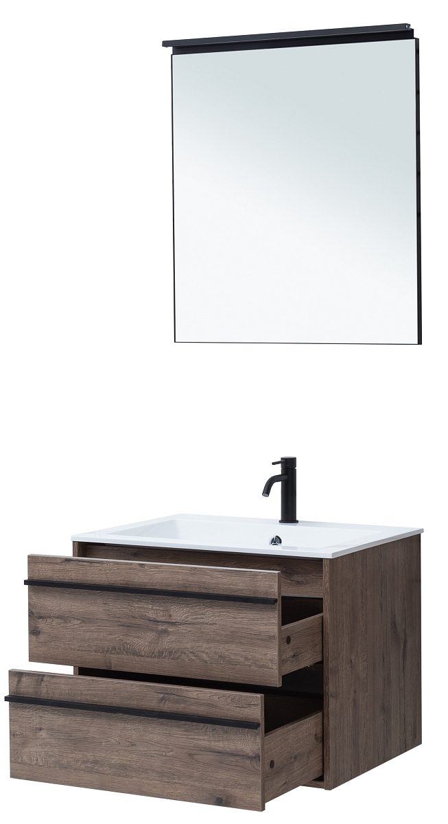 Мебель для ванной Aquanet Lino 70 Дуб Веллингтон Мебель для ванной Aquanet Lino 70 Дуб Веллингтон