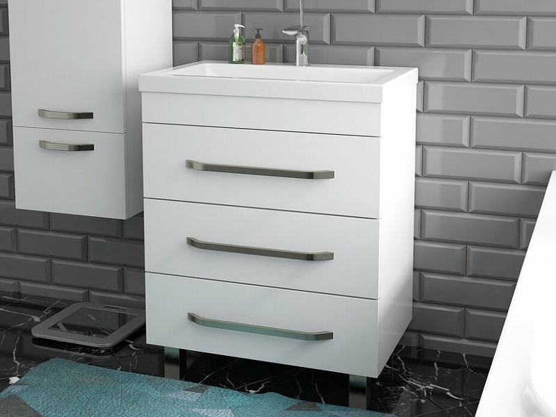 Комплект мебели Monaco 70 напольный 3 ящика (ШхГхВ)698х476х760 Комплект мебели Monaco 70 напольный 3 ящика (ШхГхВ)698х476х760