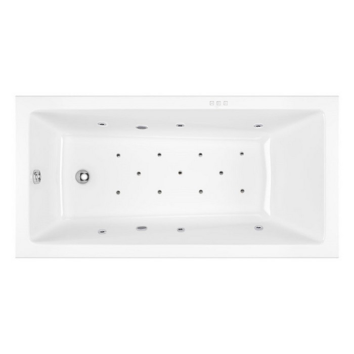 Ванна EXCELLENT Wave Slim 170x75 "RELAX" (хром) Ванна EXCELLENT Wave Slim 170x75 "RELAX" (хром)