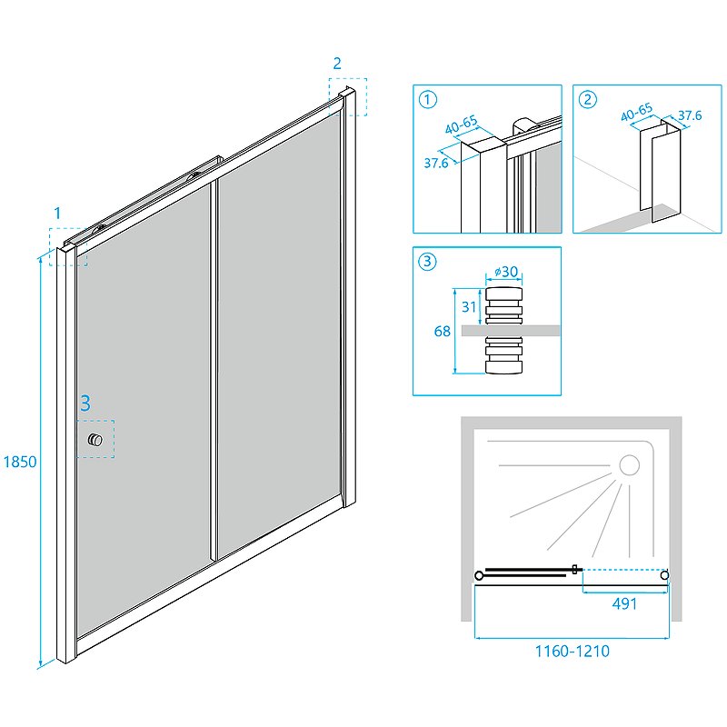 Душевая дверь RGW Classic CL-12 120 04091212-11 профиль Хром стекло прозрачное Душевая дверь RGW Classic CL-12 120 04091212-11 профиль Хром стекло прозрачное