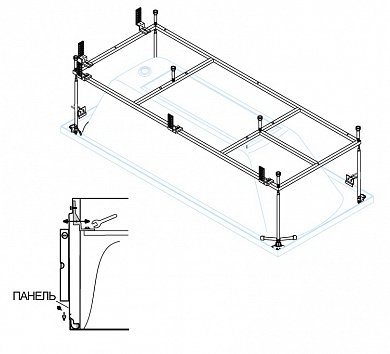 Металлический каркас METAURO-MF