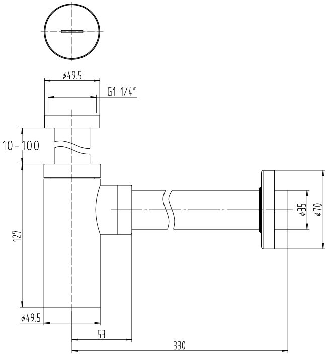 Сифон для раковины Allen Brau Priority 5.31025-00 хром Сифон для раковины Allen Brau Priority 5.31025-00 хром