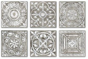 Вставка Сонет B1294\SG1602 серый  4,7х4,7, шт