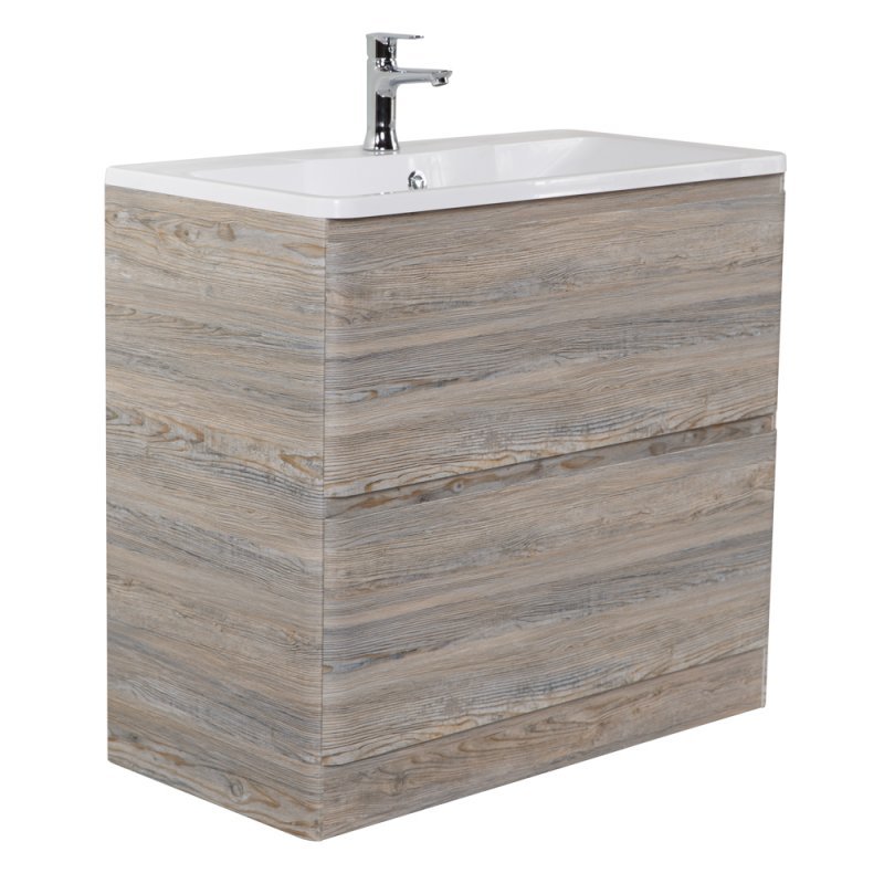 Тумба с раковиной напольная BelBagno ALBANO 90 Pino Scania, раковина белая Тумба с раковиной напольная BelBagno ALBANO 90 Pino Scania, раковина белая