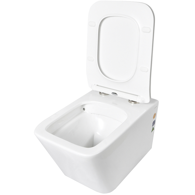 Унитаз подвесной безободковый Creto Logan L2 белый - (крышка в комплекте) 1002-001-L2W Унитаз подвесной безободковый Creto Logan L2 белый - (крышка в комплекте) 1002-001-L2W