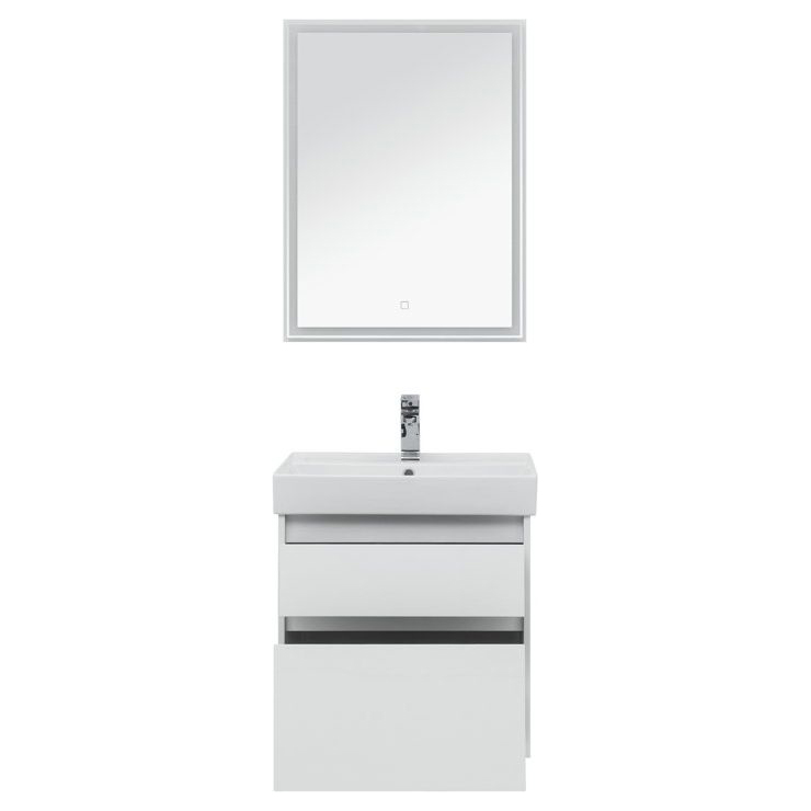 Мебель для ванной Aquanet Nova Lite 60 белый (2 ящика) Мебель для ванной Aquanet Nova Lite 60 белый (2 ящика)