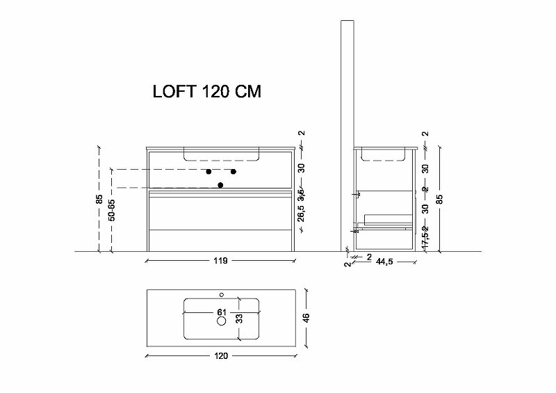 Ящик под консоль LOFT 120 белый, 1 полка 894-120-W Boheme Ящик под консоль LOFT 120 белый, 1 полка 894-120-W Boheme