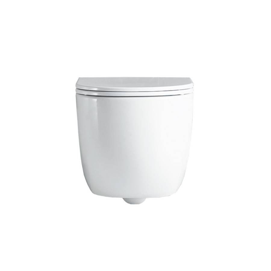Унитаз подвесной Tornado Globo VT1-52T безободковый, цвет белый, ультратонкое soft-close сиденье Унитаз подвесной Tornado Globo VT1-52T безободковый, цвет белый, ультратонкое soft-close сиденье