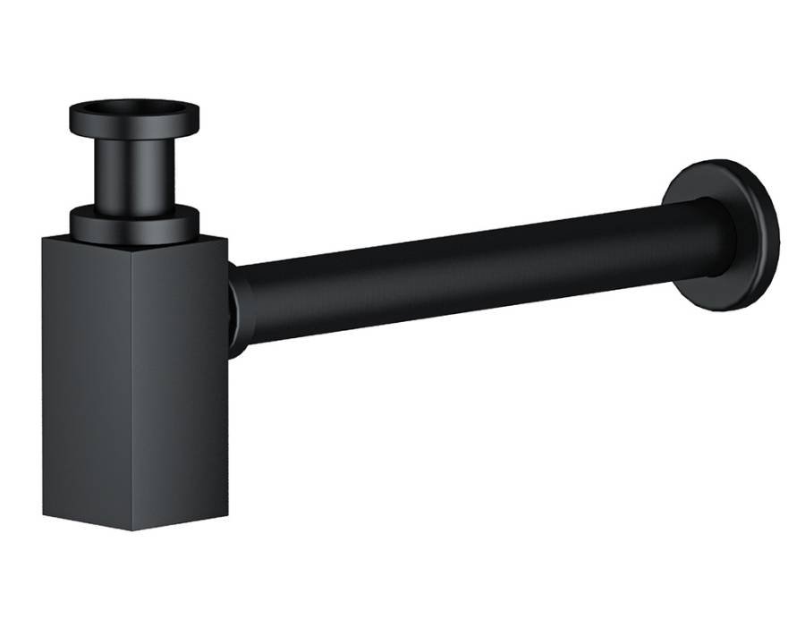 Сифон Timo 959/03L для раковины черный Сифон Timo 959/03L для раковины черный