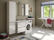 Комплект мебели Dallas Luxe 1300х482 левосторонний подвесной 2 ящика (ШхГхВ) 648х476х607 Комплект мебели Dallas Luxe 1300х482 левосторонний подвесной 2 ящика (ШхГхВ) 648х476х607