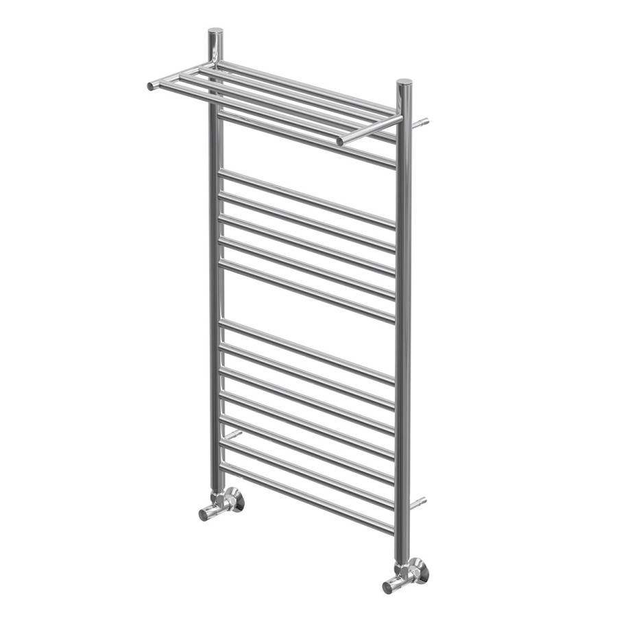 Полотенцесушитель водяной Point Аврора премиум PN10150SP П14 500x1000 с полкой, хром Полотенцесушитель водяной Point Аврора премиум PN10150SP П14 500x1000 с полкой, хром