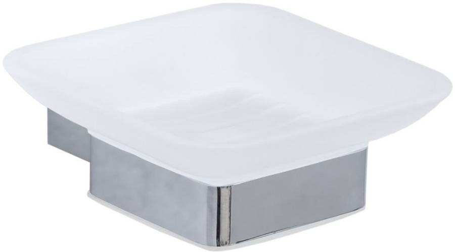 Мыльница для ванной Allen Brau Infinity 6.21004-00 белый/хром Мыльница для ванной Allen Brau Infinity 6.21004-00 белый/хром