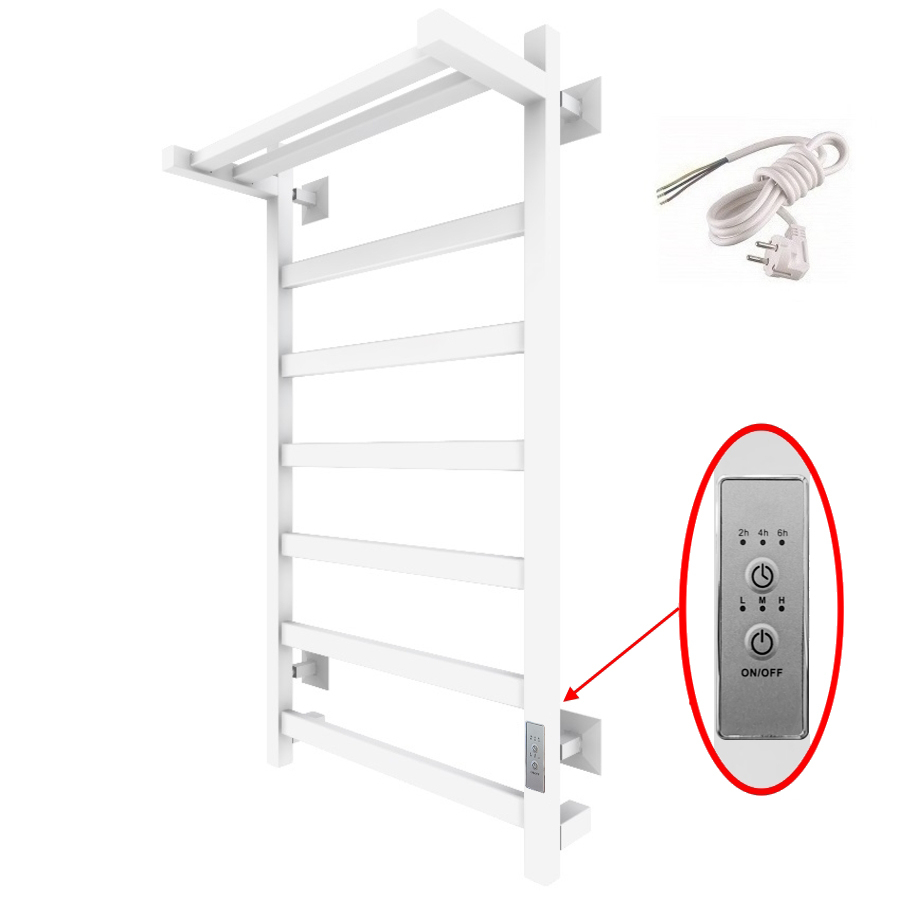 Полотенцесушитель Пэк сп 20 кв П 80х50 белый ВГП Полотенцесушитель Пэк сп 20 кв П 80х50 белый ВГП