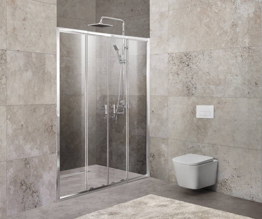 Душевая дверь BelBagno UNIQUE-BF-2-150/180-M-Cr Душевая дверь BelBagno UNIQUE-BF-2-150/180-M-Cr