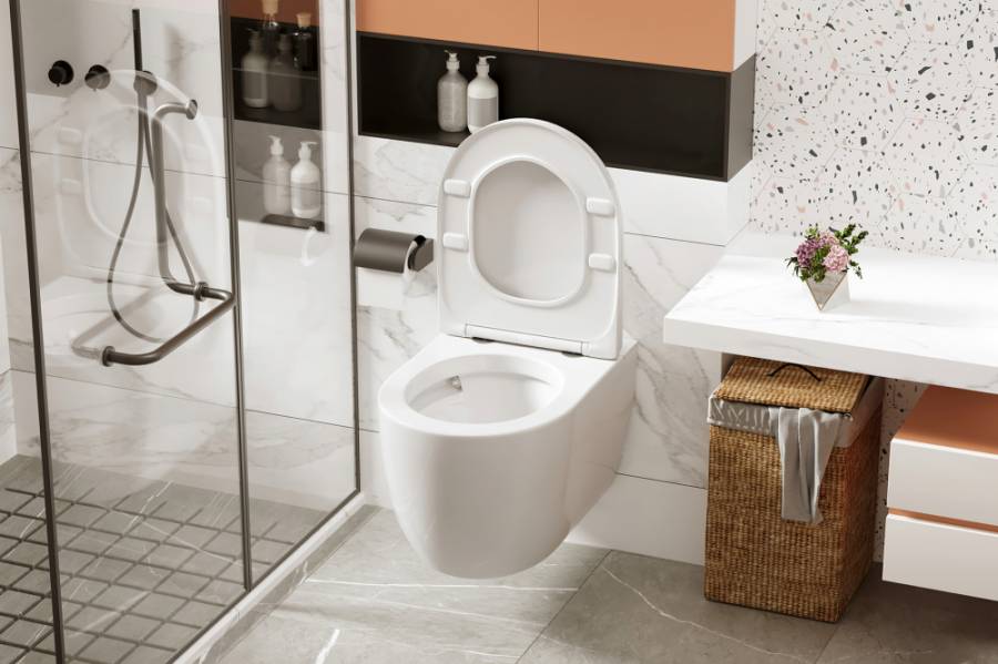 Подвесной унитаз Abber Bequem AC1105P Подвесной унитаз Abber Bequem AC1105P