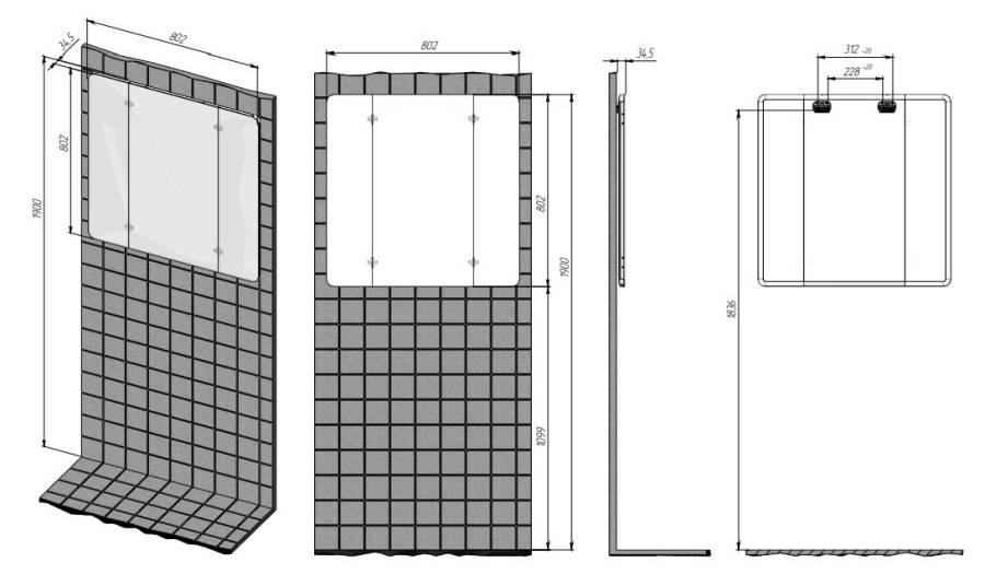 Зеркало Creto Stella 80 см, 16-CRE80 Зеркало Creto Stella 80 см, 16-CRE80