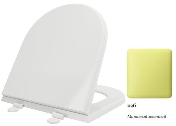 Крышка-сиденье для унитаза Bocchi Speciale XL A0320-026 желтое, шт Крышка-сиденье для унитаза Bocchi Speciale XL A0320-026 желтое, шт
