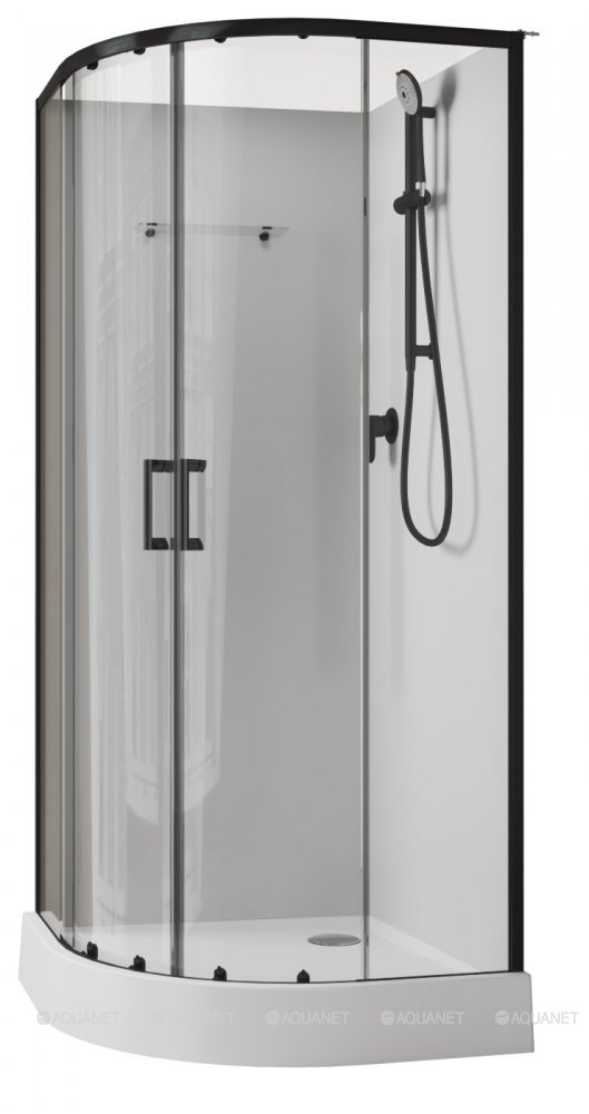 Душевая кабина Aquanet Passion EVO R Black 80x80 Душевая кабина Aquanet Passion EVO R Black 80x80