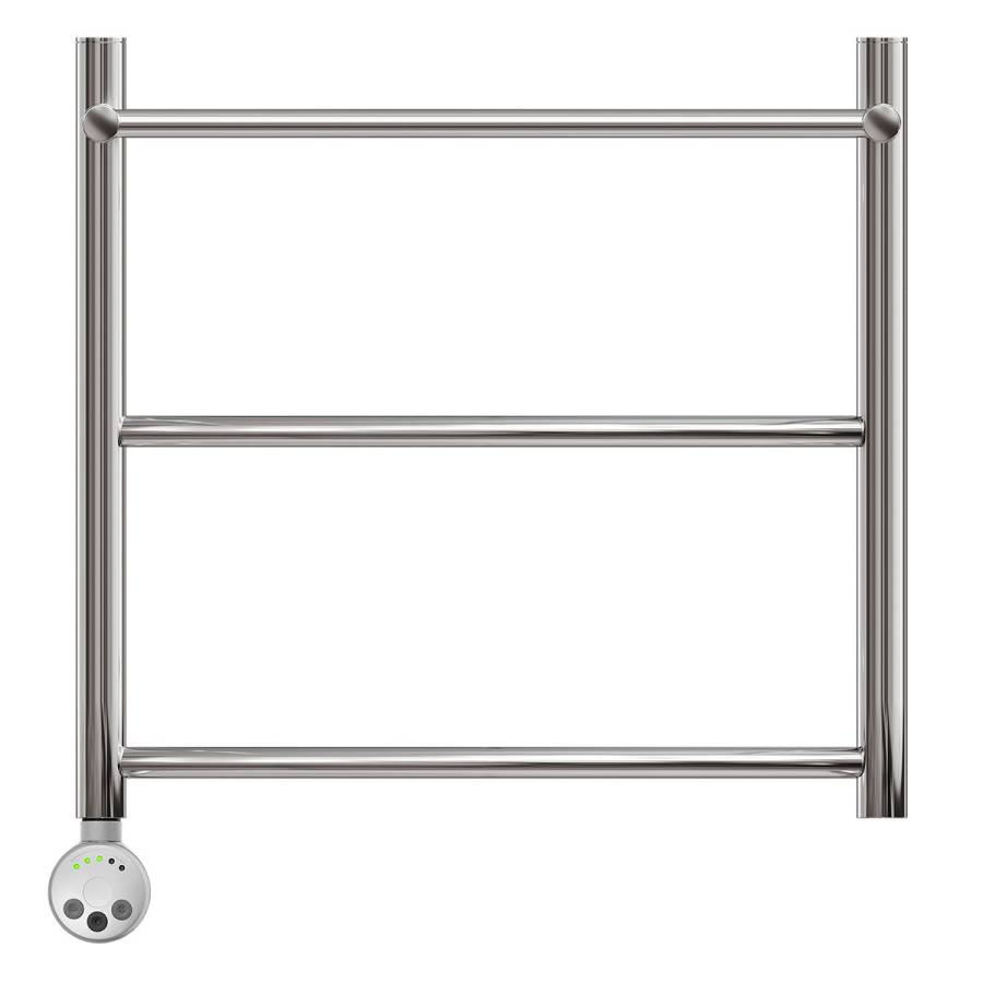 Полотенцесушитель электрический Point Афина PN04155PE П2 500x500 с полкой левый/правый, хром Полотенцесушитель электрический Point Афина PN04155PE П2 500x500 с полкой левый/правый, хром