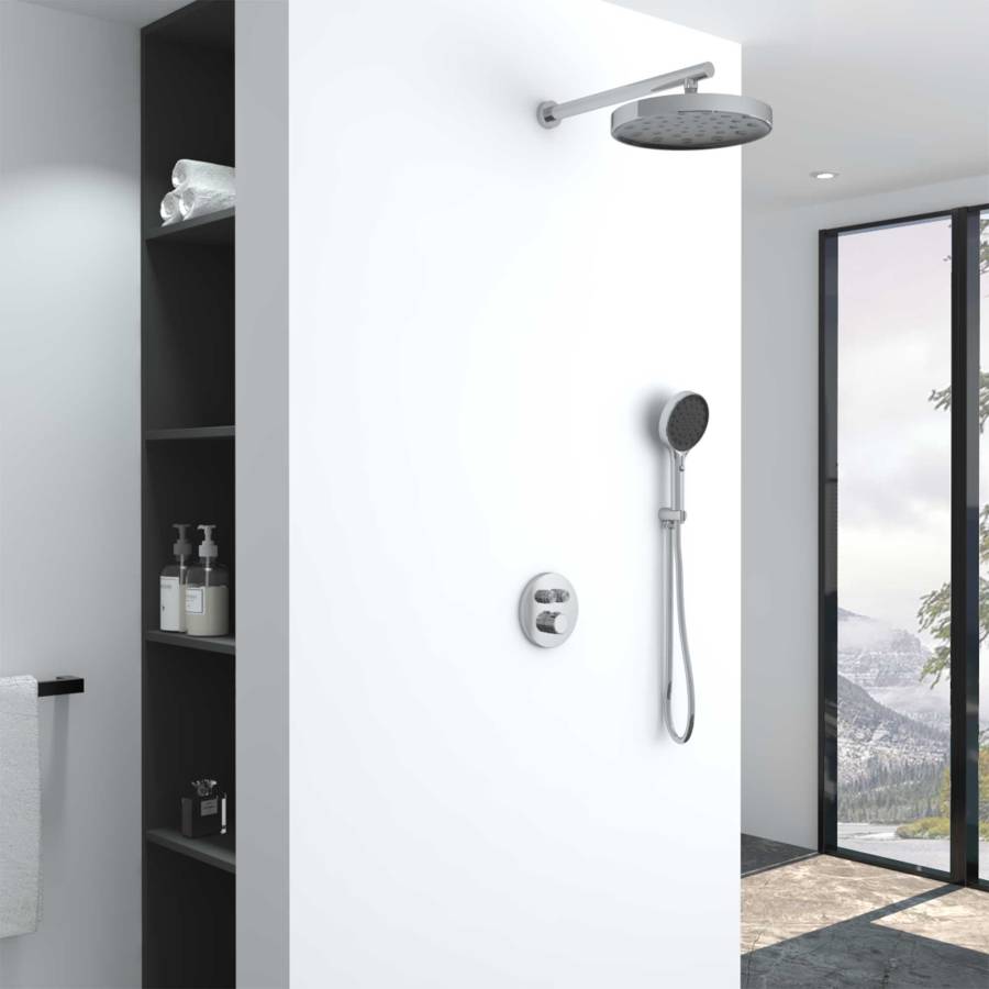 Душевой комплект Inspire VSFW-3I22MT2CH встраиваемый, термостатический, двухрежимный, хром Душевой комплект Inspire VSFW-3I22MT2CH встраиваемый, термостатический, двухрежимный, хром
