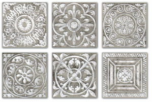 Вставка Сонет B1294\SG1602 серый  4,7х4,7, шт