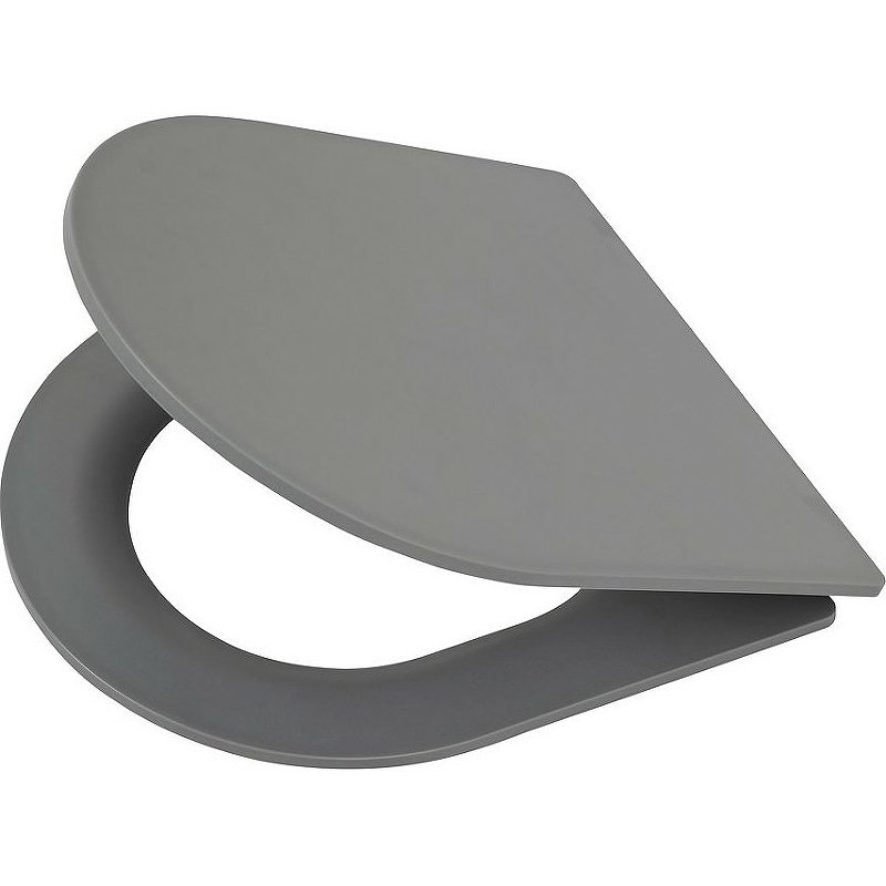 COLORATO Сиденье дюропласт, soft close, металлическое крепление, серое матовое, BB062SC-GR COLORATO Сиденье дюропласт, soft close, металлическое крепление, серое матовое, BB062SC-GR