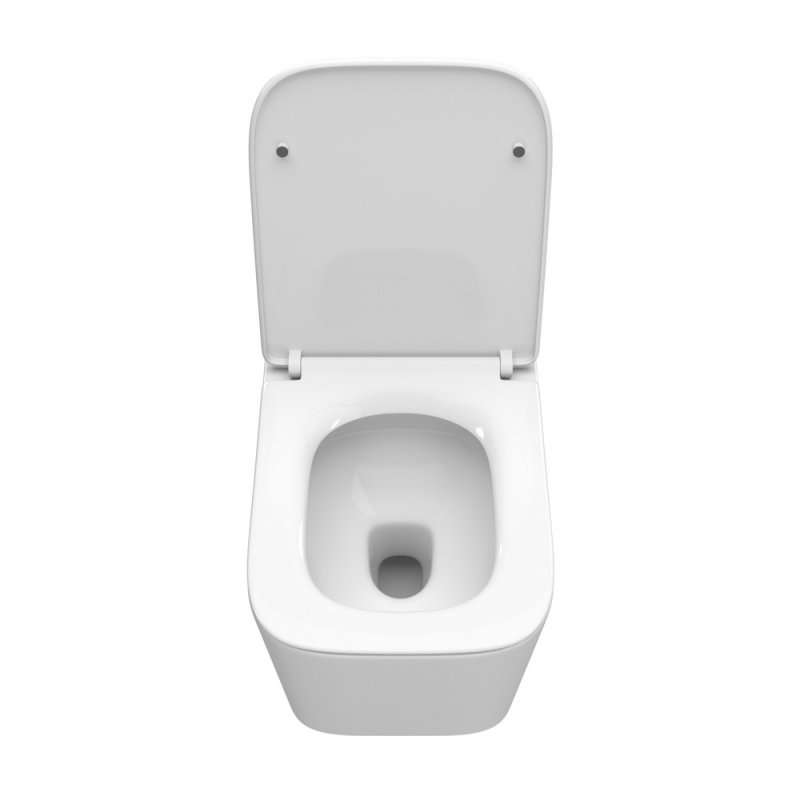 DUE-TOR Унитаз подвесной, безободковый, с системой смыва "Торнадо", с сиденьем soft close, BB5171CH-TOR/SC DUE-TOR Унитаз подвесной, безободковый, с системой смыва "Торнадо", с сиденьем soft close, BB5171CH-TOR/SC