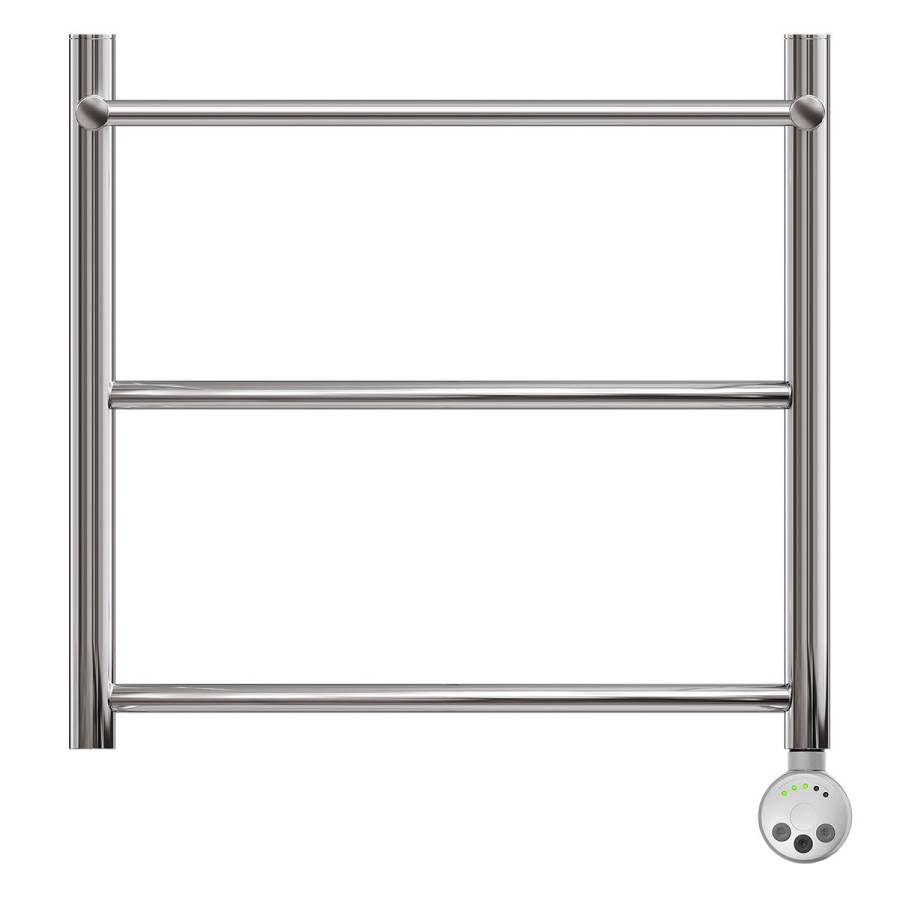 Полотенцесушитель электрический Point Афина PN04155PE П2 500x500 с полкой левый/правый, хром Полотенцесушитель электрический Point Афина PN04155PE П2 500x500 с полкой левый/правый, хром