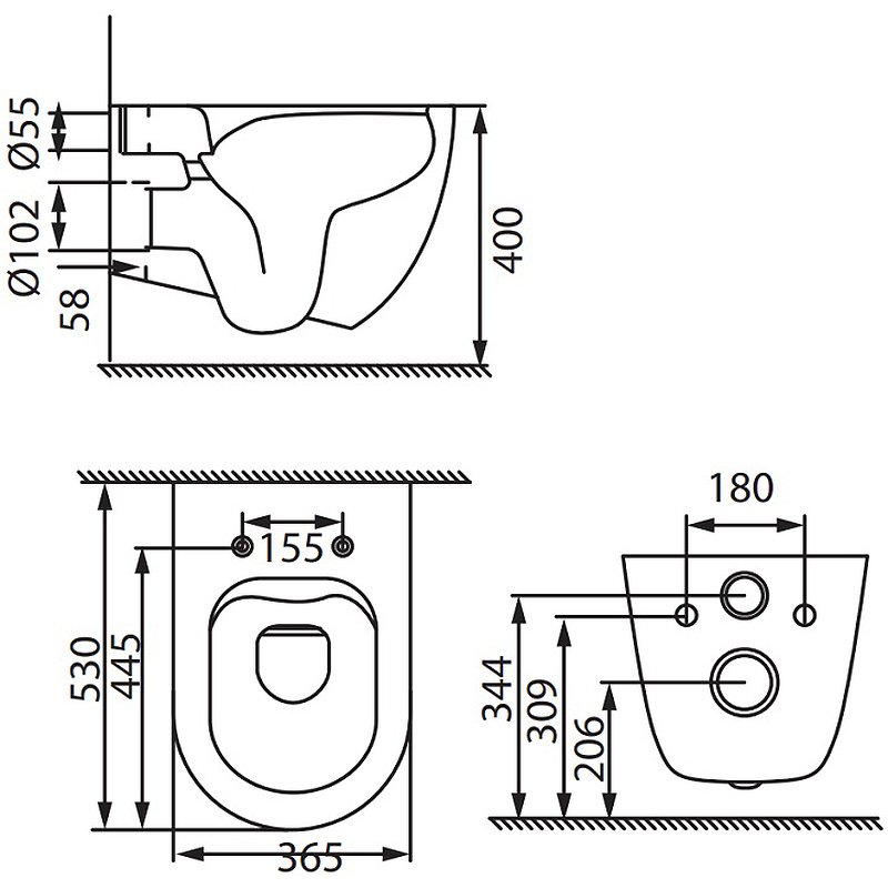 Подвесной унитаз Allen Brau Reality 4.32006.20 Подвесной унитаз Allen Brau Reality 4.32006.20